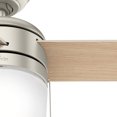 thumbnail image 4 of Hunter 59411 Acumen 42 Inch Indoor Ceiling Fan with LED Light Kit, Nickel, 4 of 10