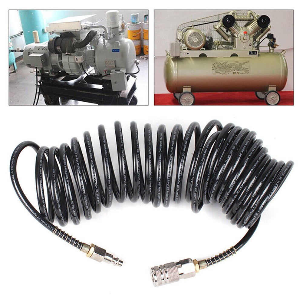 Flexible Black Air Compressor Hose Line for Quick Connection & Durability In