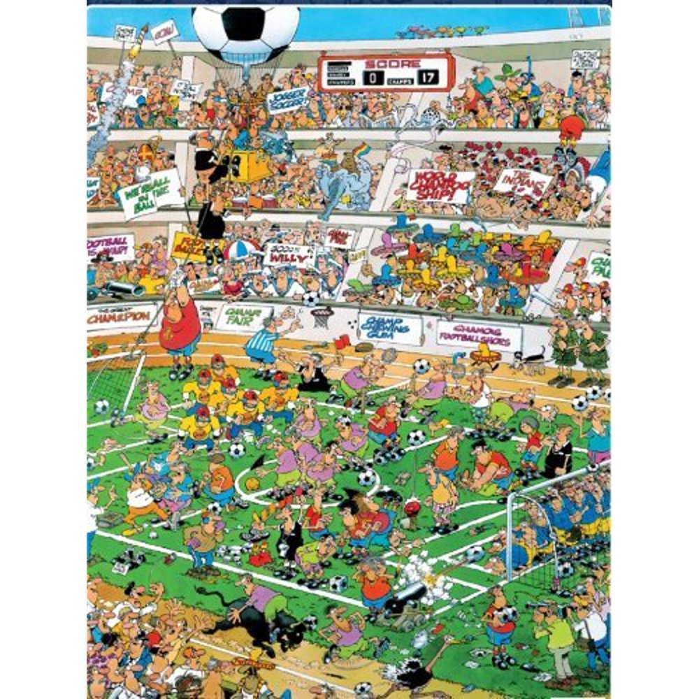 Cartoon Capers, Soccer Football 550 piece puzzle, Jan van Haasteren