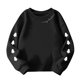 thumbnail image 5 of Blusas y camisas de manga larga con cuello redondo para niños Estampados navideños de manga larga Casual Suelto Forro polar para mayor calidez Sudadera con capucha de manga larga con cuello redondo pa, 5 of 5