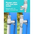 thumbnail image 2 of Above Ground Pool Ground Swimming Pool Hose Adapter wtih 2-In-1 Plunger and Pipe Pool Hoses for Above Ground Pools, 2 of 6