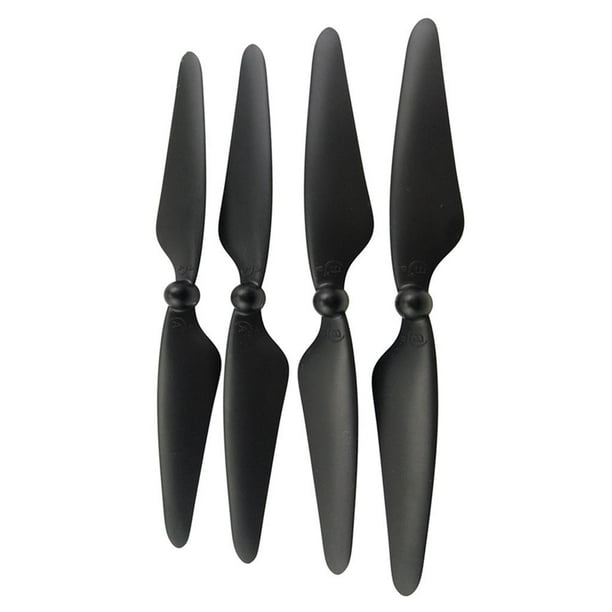 MagiDeal 2 pares de hélices de plástico CW / CCW para RC Drone Quadcopter Negro