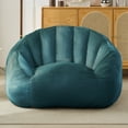 thumbnail image 4 of MUZZ Giant Bean Bag Chair, Plush Bean Bag Sofa Chair for Adults & Kids, Comfy Lazy Beanbag Sofa Lazy Sofa Floor Couch for Bedroom, Living Room, Green, 4 of 9