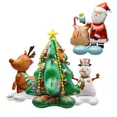 thumbnail image 5 of Globos navideños de aluminio, decoración inflable para fiestas, Papá Noel, muñeco de nieve, alce, árbol de Navidad, bricolaje, decoración navideña para centro comercial, 5 of 5