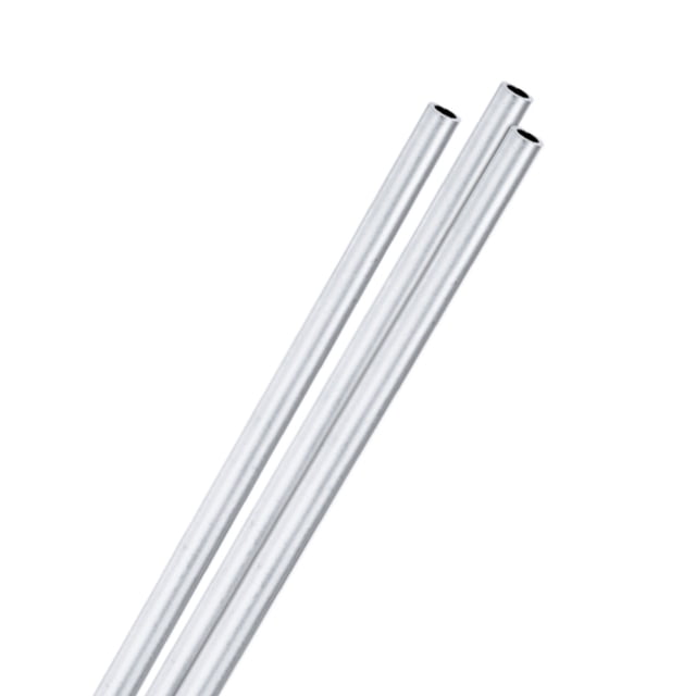 Tubo redondo de aluminio 6063 en paquete de 3, 4mmx6mm (IDxOD) longitud de 300mm