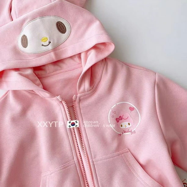Chaqueta infantil Sanrioed Cinnamoroll Kuromi Anime Mymelody Ropa