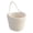 White, variant on Fabric Wall Hanging Basket, 5.9X4.7inch Cotton Rope Storage Basket with Handle, Small Woven Door Organizer, Hanging Pouch, Wall Mount Fabric Pocket Organizer, Door Hanging Storage Bin