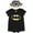 Batman, variant on DC Comics Justice League Batman Newborn Baby Boys Romper and Bucket Sun Hat Newborn to Infant