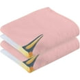 thumbnail image 2 of SKYSONIC 16"x28" Face Hand Towel Set, Penguin Standing Upright Cotton Washcloths, Quick-Dry Highly Absorbent Bath Towels 2 PCS for Bathroom Ktichen Travel SPA Gym, 2 of 7