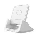 10W Fast Charging Vertical Wireless Charger for Mobile Phones