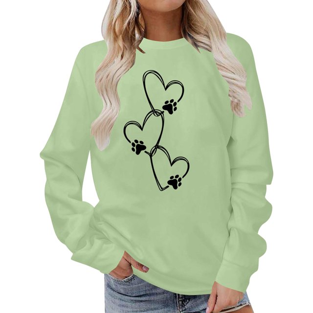 Chandail en Molleton d'Hiver pour Femmes Mode Festive Imprimé de Noël Col Rond Veste Bohème Vêtements d'Automne Surdimensionnés Vêtements d'Athlète pour Femmes Robes avec Cardigan Assorti Chandails en Molleton pour Femmes