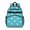 Unicorn and Dot Blue Pattern, variant on Unicorn and Cloud Blue Pattern Cute School Backpack Bag for School with Padded Back and Adjustable Shoulder Straps 15.25"x11.5"x5.25"