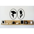 thumbnail image 1 of Vinyl Wall Decal Sticker : Man And Woman Modern Image Bedroom Bathroom Living Room Picture Art Peel & Stick Mural Size: 16 Inches X 24 Inches -, 1 of 2