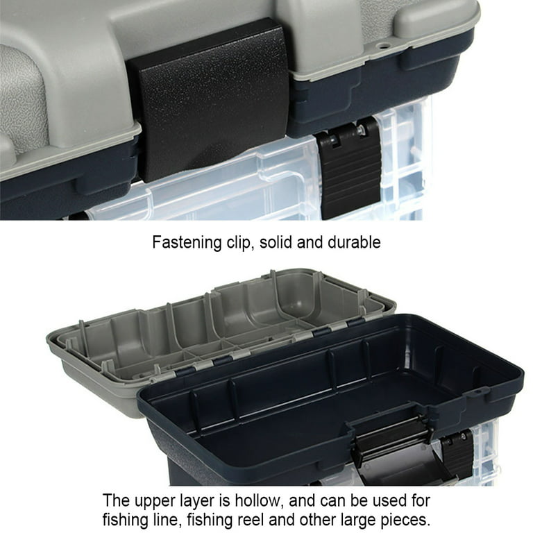 4 Layers Fishing Tackle Box Portable Handheld Large Capacity High-strength  Lure Tool Box with Handle 