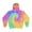 Eternity, variant on Colortone Tie-Dye Multicolor Zip-Up Hoodies Sweatshirts Men Unisex XS to 3XL