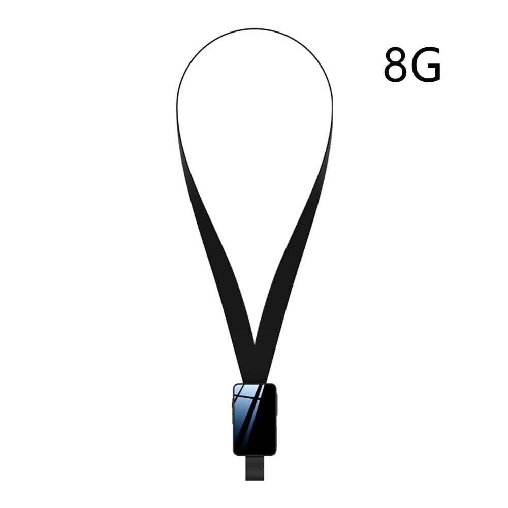 Lanyard Mini Audio Recorder Office Voice Sound Listening Device MP3