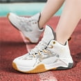 thumbnail image 2 of Otqutp Children Cute&nbsp;Sneakers Kid's Basketball Shoes Boys Sneakers Girls Trainers Comfort High Top Basketball Shoes for Boys(Little Kid/Big Kid), 2 of 4