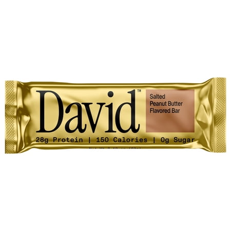 David High Protein Bars, Salted Peanut Butter, 28g Protein (1 Count)