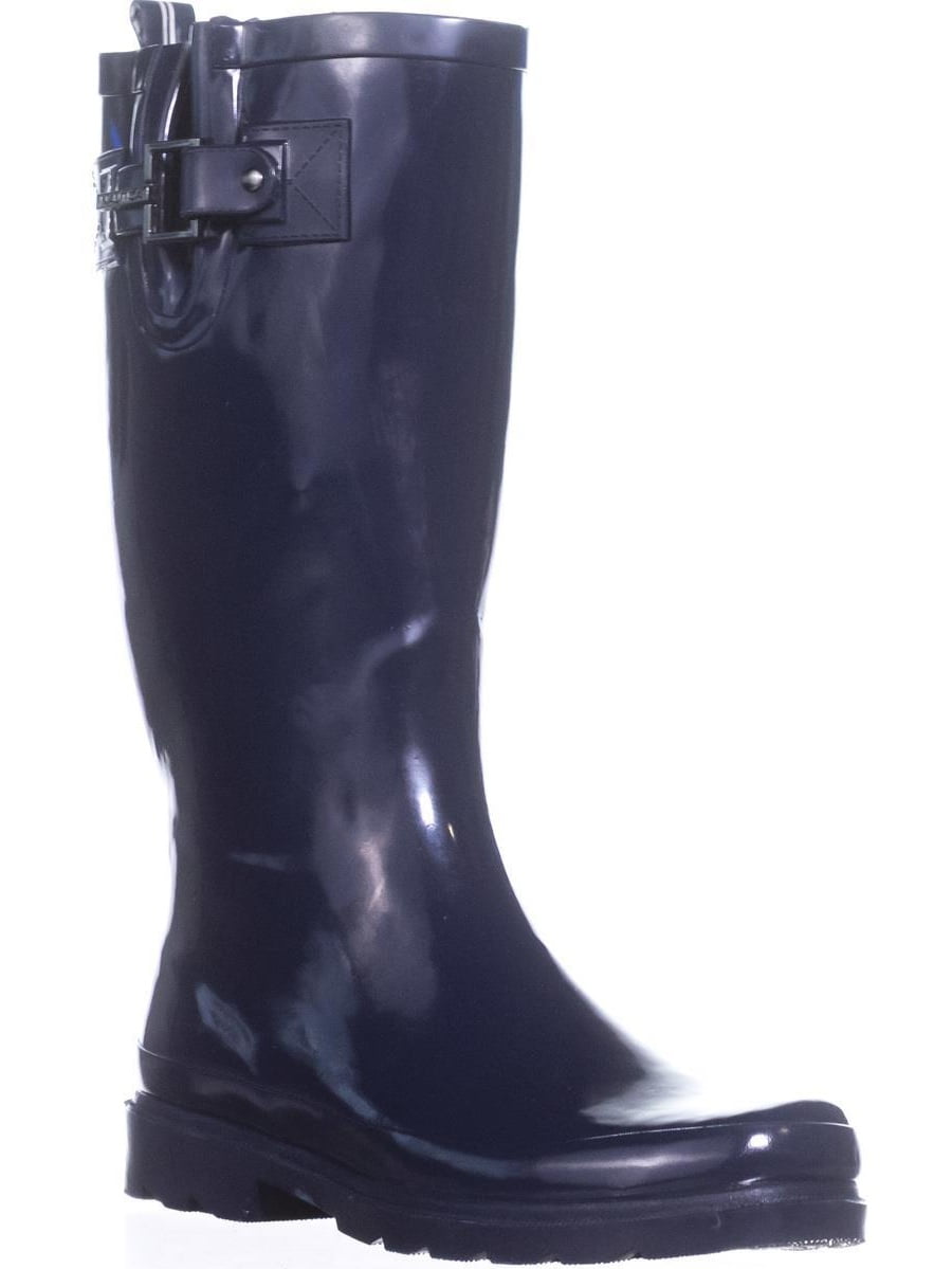 Womens Nautica Finsburt Knee High Rain Boots, Navy - Walmart.com