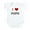 Cloud White, variant on CafePress - I Love POPO Infant Bodysuit - Baby Light Bodysuit, Size Newborn - 24 Months