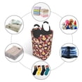 thumbnail image 4 of Salouo Skull record lips for Dirty Clothes Hamper,Extra Large Hamper Basket Bin 1-Pack Big Laundry Baskets with Handles Laundry Hampers Fits for Bedroom & Living Room, 4 of 5