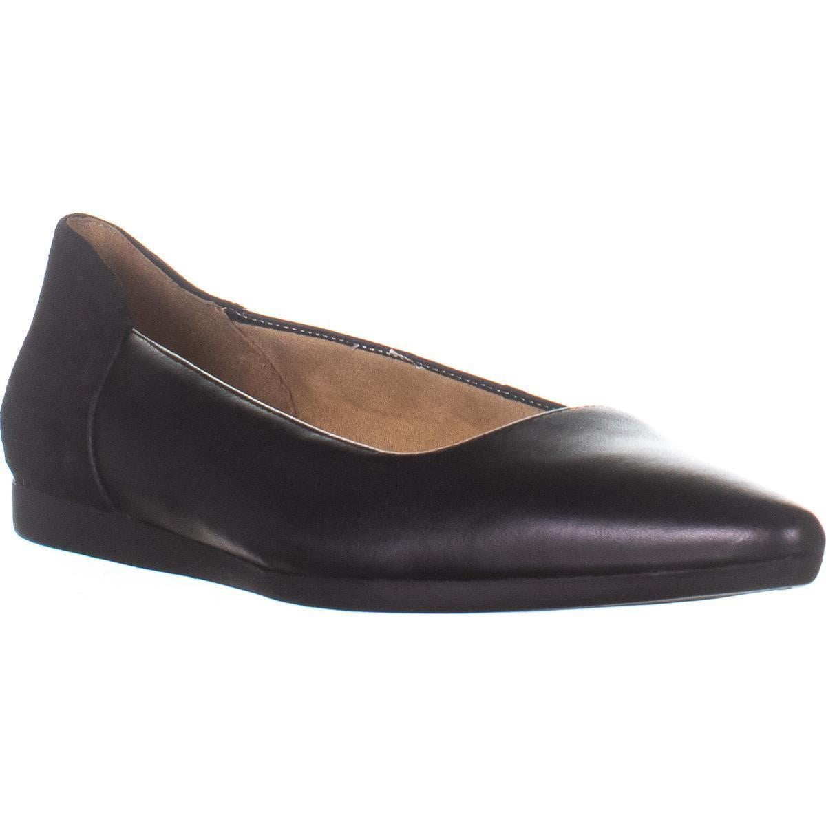 Naturalizer - naturalizer Rayna Espadrille Flats, Black Leather ...