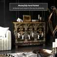 thumbnail image 3 of Red Lantern Black Lacquer Sideboard - Royal Ladies, 3 of 7
