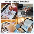 thumbnail image 3 of Hengguang 6Pcs Touchscreen Stylus Pen, 2 in 1 Universal Stylus Touch Screen Pen with 4 Extra Replaceable Tips for iPad Samsung Tablet Cell Phone PC Laptop, All Touch Screen Devices, 3 of 7