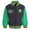 Black / green, variant on John Deere Tractor Varsity Zip Up Bomber Jacket Toddler to Little Kid