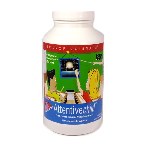 Source Naturals Attentive Child - 120 Chewable Wafers