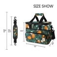 thumbnail image 3 of FORMRS Insulated Cooler Bag 24 Cans Capacity Soft Leakproof Lunch Box with Side Pockets, Orange Leaves, 3 of 7