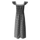 thumbnail image 5 of Moda Mujer Vestidos Cuello cuadrado Verano Impresión Casual Sin mangas Vacaciones Playa Vestido largo Fridja  hjkh3013, 5 of 6