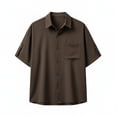 thumbnail image 4 of Qiyinn Men's Cool Summer Casual Adjustable Sleeve Length Shirt T-shirt, 4 of 7