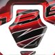 thumbnail image 4 of Motorcycle Tank Pad Sticker Epoxy Resin for Kawasaki Z800 (Black & Red), 4 of 4