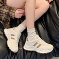 thumbnail image 6 of CHICVOMEY Women's Chunky Platform Sneakers - Retro Walking Sneakers with Cushioned Sole - Lightweight Casual Shoes for Daily Travel, 6 of 8