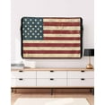 thumbnail image 5 of American Flag Outdoor TV Cover 60-65 Inch Weatherproof, Retro USA Flag Vintage Waterproof Outdoor TV Covers, 5 of 7