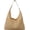 A-khaki, variant on Straw Mesh Tote Bag for Women New Mesh Hollow Woven Beach Bag Large Travel Shoulder Handbag Bag