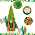 thumbnail image 4 of St. Patricks Day Decor St. Patrick's Day Gnome Decoration, Green Spring Plush Doll, Irish Dwarf Decorations Home Gift Table Ornaments, 4 of 5