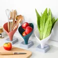 thumbnail image 2 of Creative Chopstick Storage Cage Kitchen Funnel Rack for Flower Fruit Plate Organizer, 2 of 7