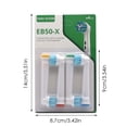 thumbnail image 3 of Hearth & Gear Compatible With Orebee Toothbrush Heads Toothbrush Four Piece Set Functional Universal Rotating Replacement Brush Heads Italian Toothpaste ning Pens for Teeth Bright Massage Shower Heads, 3 of 6