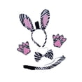 thumbnail image 1 of BELOVING Zebra Costume Animal Ears and Tail Set for Holidays Masquerade Stage Performance, 1 of 9
