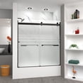thumbnail image 3 of Transolid BRP606208F-J-PC 62" High X 60" Wide Bypass Frameless Shower Door - Chrome, 3 of 7