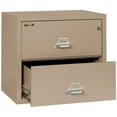 thumbnail image 2 of FireKing Taupe Fire Resistant File Cabinet - 2 Drawer Lateral 31" wide, 2 of 3
