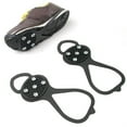 thumbnail image 3 of SPRING PARK 2Pcs Non-slip Snow Cleats Shoes Boots Cover Step Ice Spikes Grips Crampons for Hiking Equipment, 3 of 7