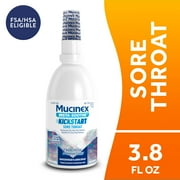 Mucinex Instasoothe Kickstart Sore Throat Numbing Spray, Winterfresh Menthol Flavor, 3.8 fl oz