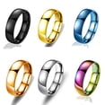 thumbnail image 4 of Minnieouse Anillo Esfera de Estilo diario Anillos que combinan con todo Clásico Elegante Exquisita Joyería de Navidad Regalo de compromiso de boda Accesorios de disfraces Vistoso Colorido 11# Minnieouse AP014669-06, 4 of 6