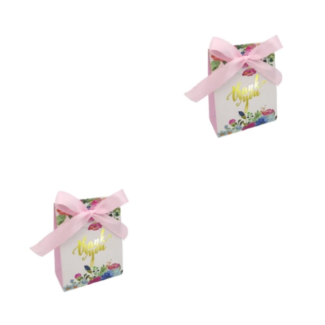 Yuarrent 50 unidades/juego de caja de dulces de boda, caja de regalo para fiestas, propuesta Tipo 2 2Conjunto