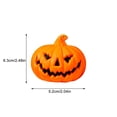 thumbnail image 2 of Halloween Pumpkin Decorations Indoor Lights, Pumpkin Lights LED Decor, Vintage Scary Halloween Home Party Kitchen Table Room Decorations (Small), 2 of 7