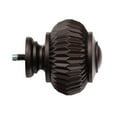 thumbnail image 4 of UTOPIA ALLEY Wall Mounted 3/4 Inch Curtain Rod - Curtain Rods For Windows 48 to 86 Inch, Adjustable Drapery Rods, Oil Rubbed Bronze Bedroom Curtain Rods, Tapestry Poles (Oil Rubbed Bronze, 48"-86"), 4 of 9