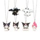 thumbnail image 2 of Sanrio Kuromi-collar de aleación de Hello Kitty para hombre y mujer, colgante blanco y negro, joyería, accesorios de Anime, regalo para pareja, 2 of 4
